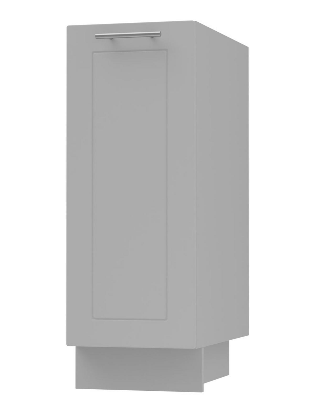 KÜCHENUNTERSCHRANK Kvantum D1D/30 Dust Grey Matt / Grau Matt 30 / 50 / 82cm - Grau, Holz/Holzwerkstoff (30/82/50cm) - Feldmann-Wohnen