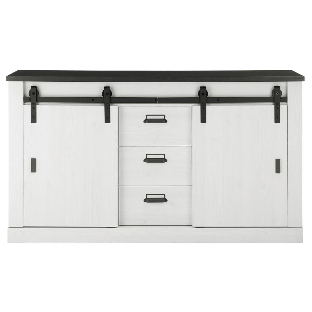 Lomado Sideboard Weiß 162x91x43 cm