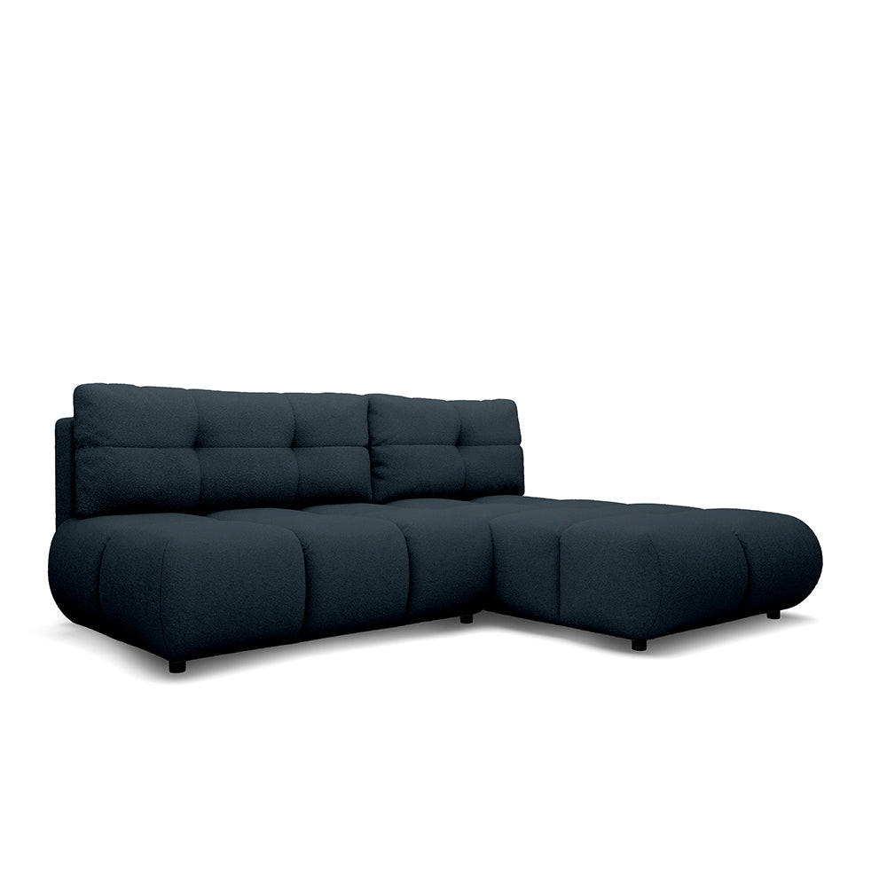 ECKSOFA Milorya Anthrazit - Anthrazit, Textil (230/90/170cm) - Pillovely