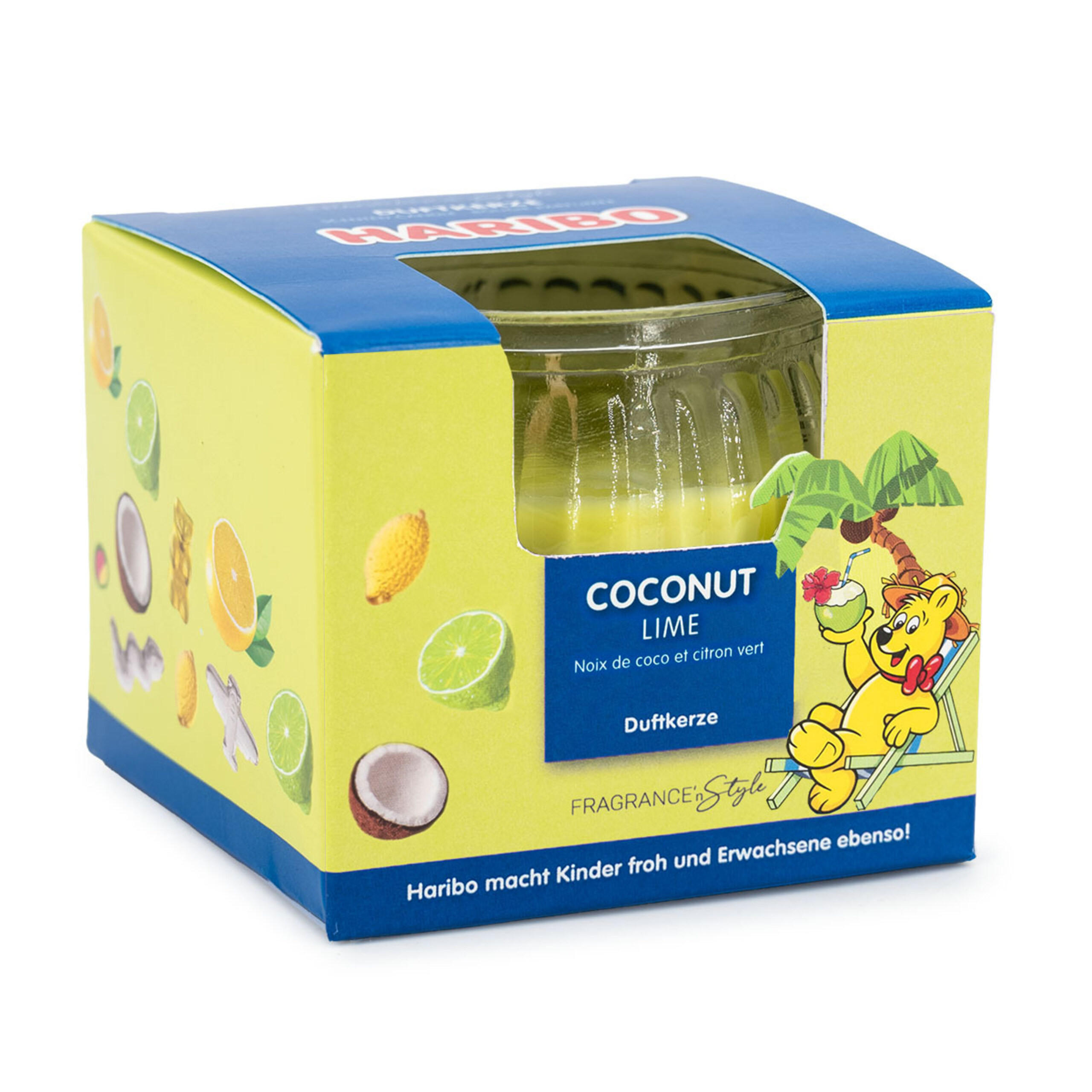 VONNÁ SVÍČKA Transparentní Coconut Lime v dárkové krabičce 85 g