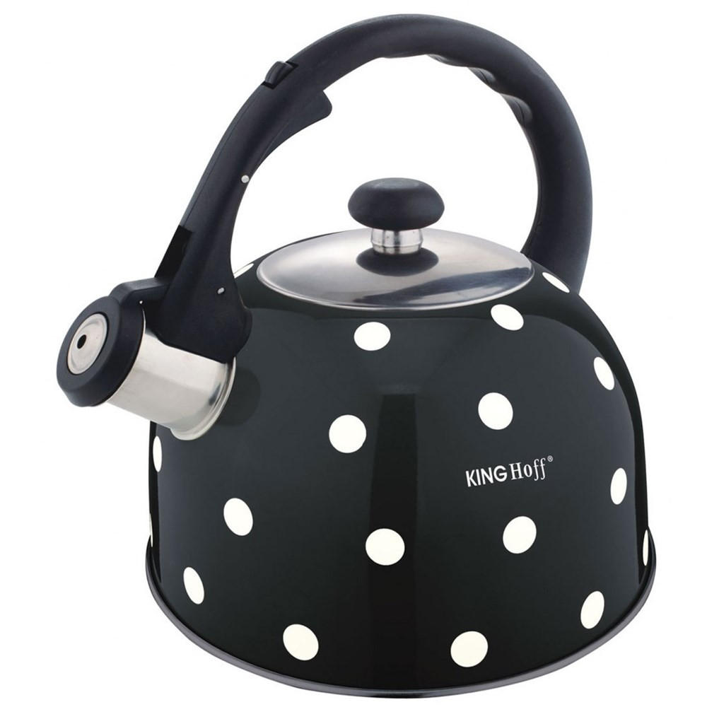 WASSERKESSEL Schwarz 24/20/24 cm KH1051 - Schwarz, Metall (24cm) - Kinghoff 
