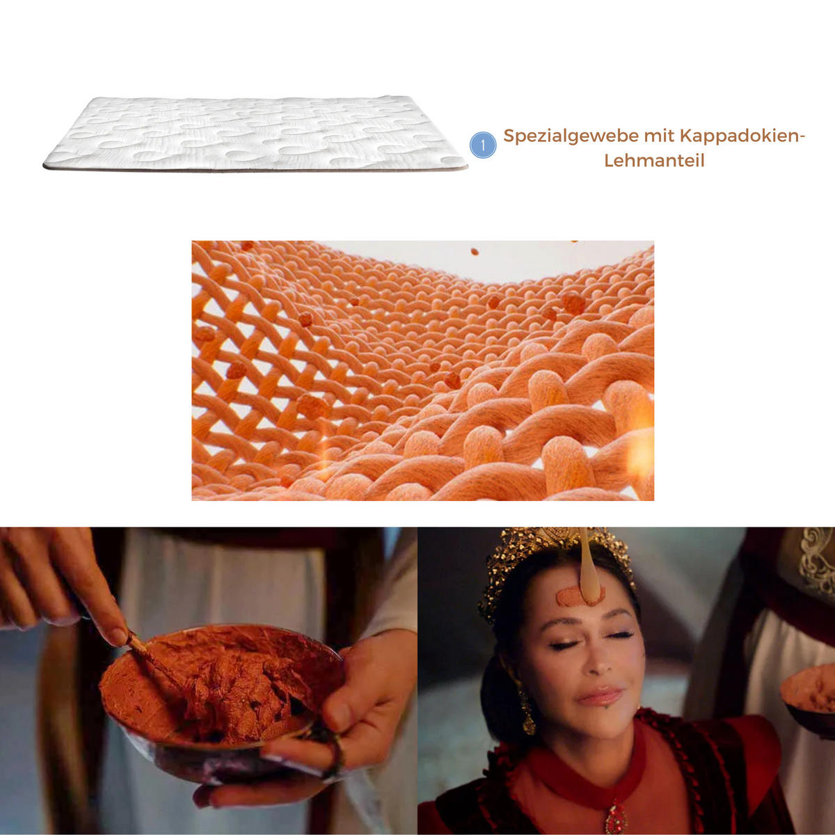 BOXBETT Capadocia Set 160x200 - Beige, Holz (160/200cm) - Gowoll