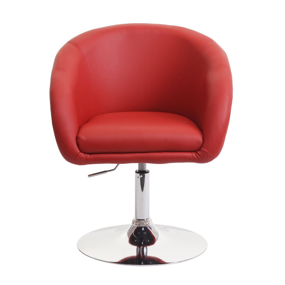 ESSZIMMERSTUHL Rot 6er-Set - Rot, Textil (59/90/60cm) - MCW