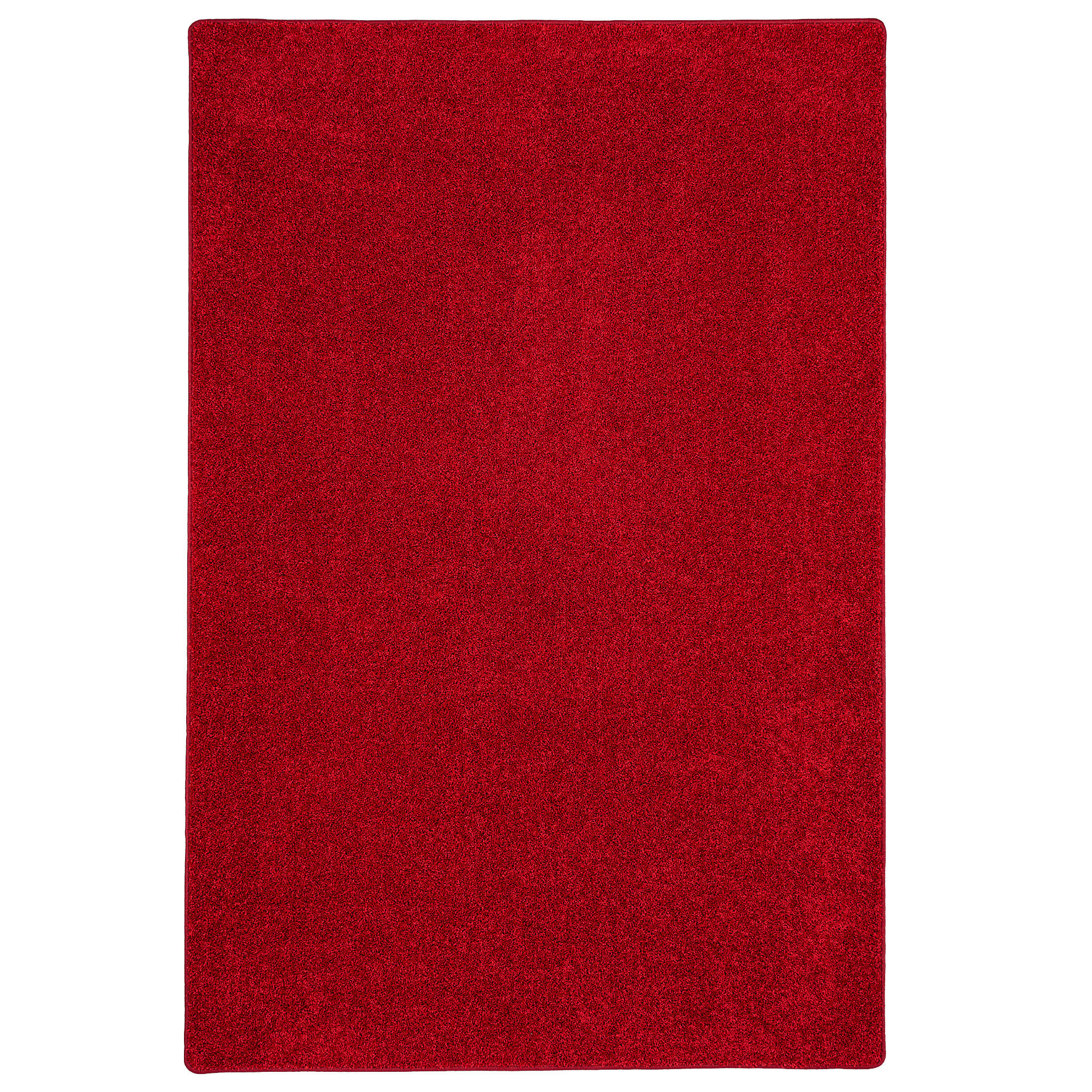 Snapstyle Hochflor Rot 133x133 cm