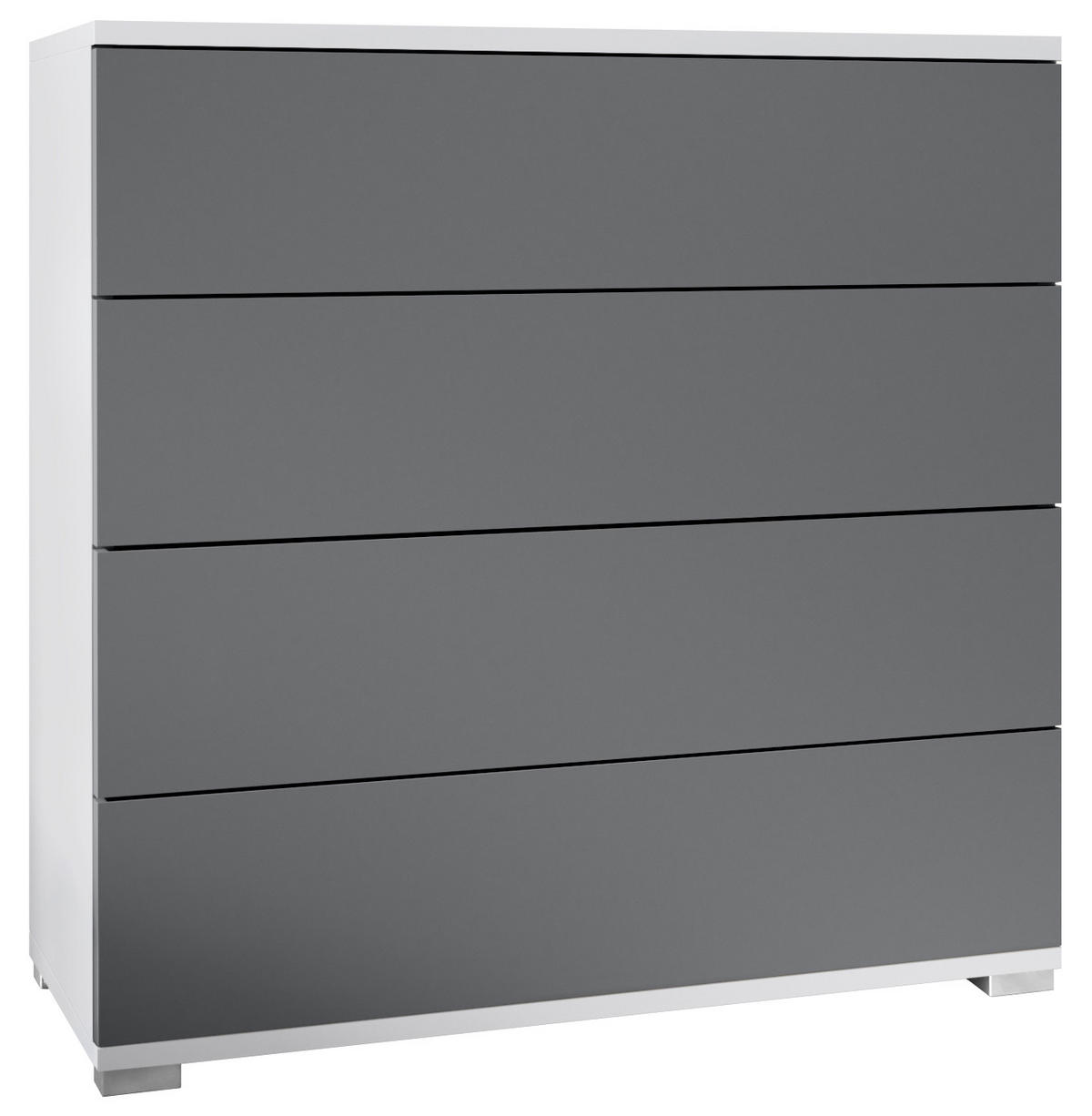 KOMMODE Pavos Anthrazit matt - Anthrazit, Holzwerkstoff (76/76/35cm) - Vladon