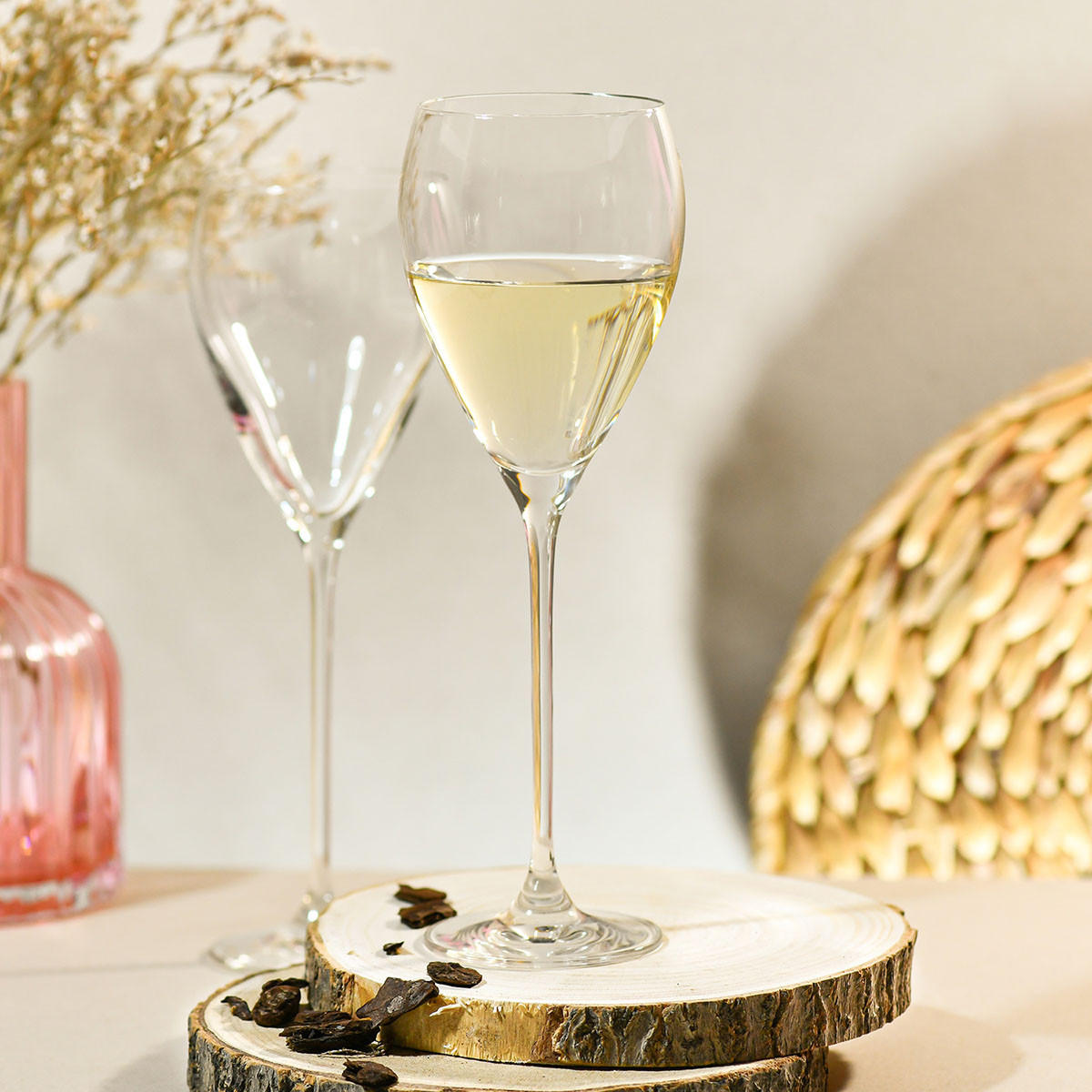 WEISSWEINGLÄSER 4er-Set 280 ML - Transparent, Glas (0.28L) - Krosno Glass