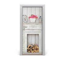 TÜRAUFKLEBER 85x205 cm Dekorativ für Türen - Creme, Kunststoff (85/205/0.01cm) - TULUP