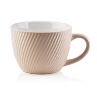 BECHER Sally Beige 14.5/11/8 cm Keramik - Beige, Keramik (0.48L) - Mondex
