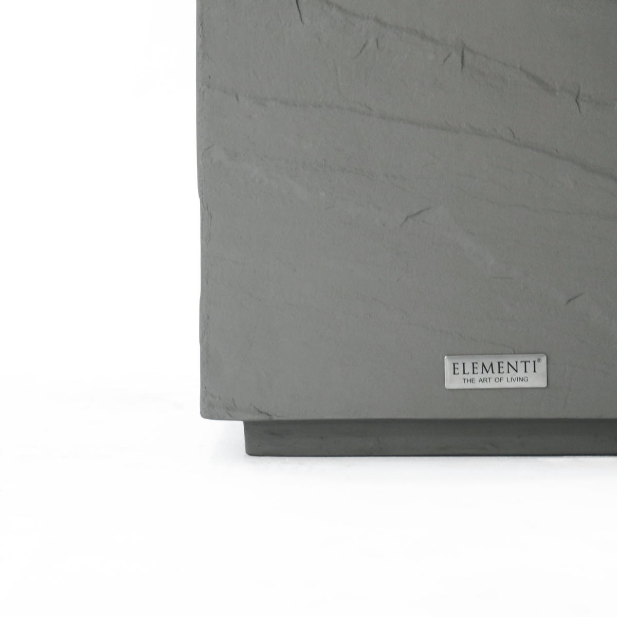 BEISTELLTISCH COLORADO aus GF-Beton, Wetterbeständig, 45x45x51 cm - Grau, Naturmaterialien (45/45/51cm) - Elementi