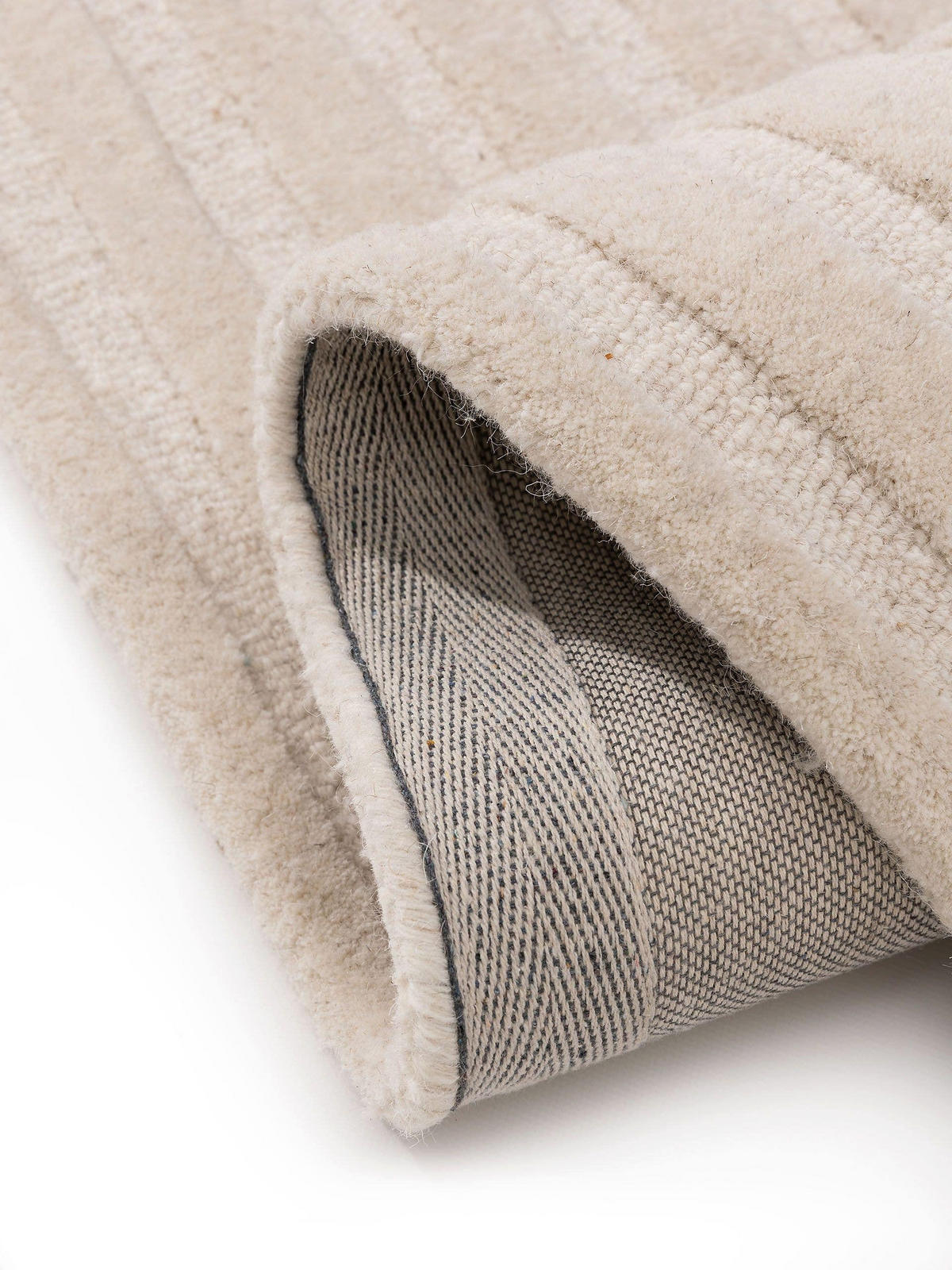 WOLLTEPPICH Yanis Ivory 120x170 cm - Creme, Textil (120/170cm) - benuta Pure