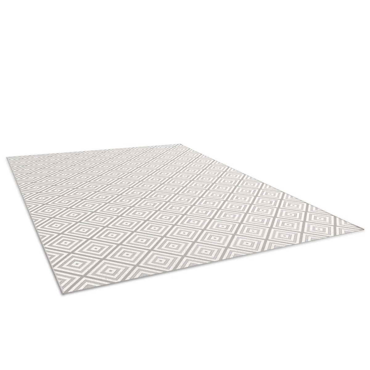 TEPPICH für Innen- und Außenbereiche grau - Grau, Textil (80/150cm) - AFK Living