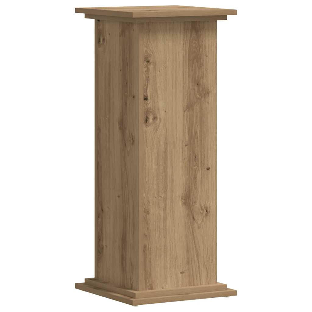 PFLANZENSTÄNDER Artisan-Eiche 33/33/80 Cm Holzwerkstoff - Braun, Holzwerkstoff (33/80/33cm) - vidaXL