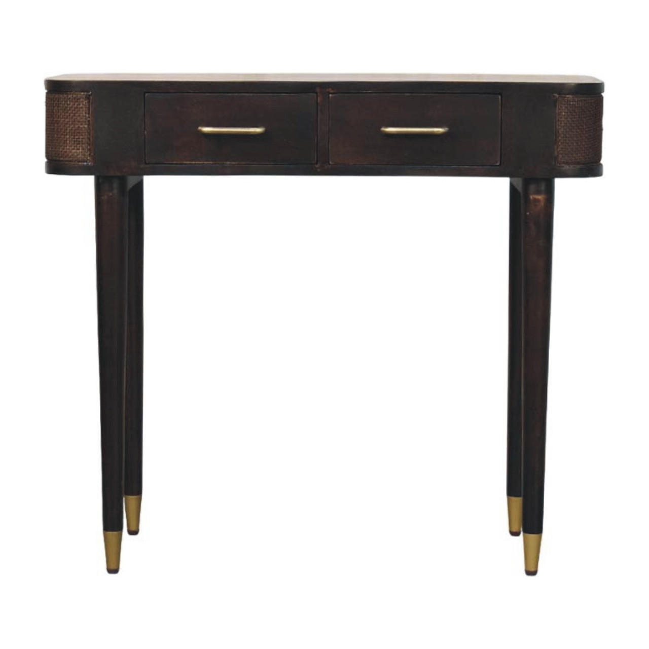 Artisan Furniture Konsolentisch Dunkelbraun 90x80x35 cm