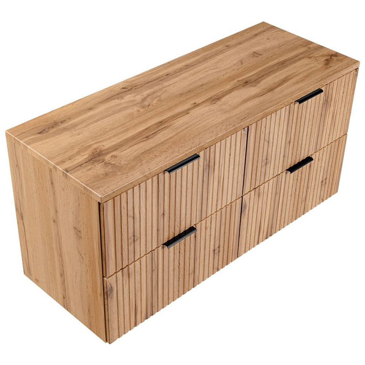 WASCHTISCH Adelaide-56 - Braun, Holzwerkstoff (121/73/47cm) - Lomado