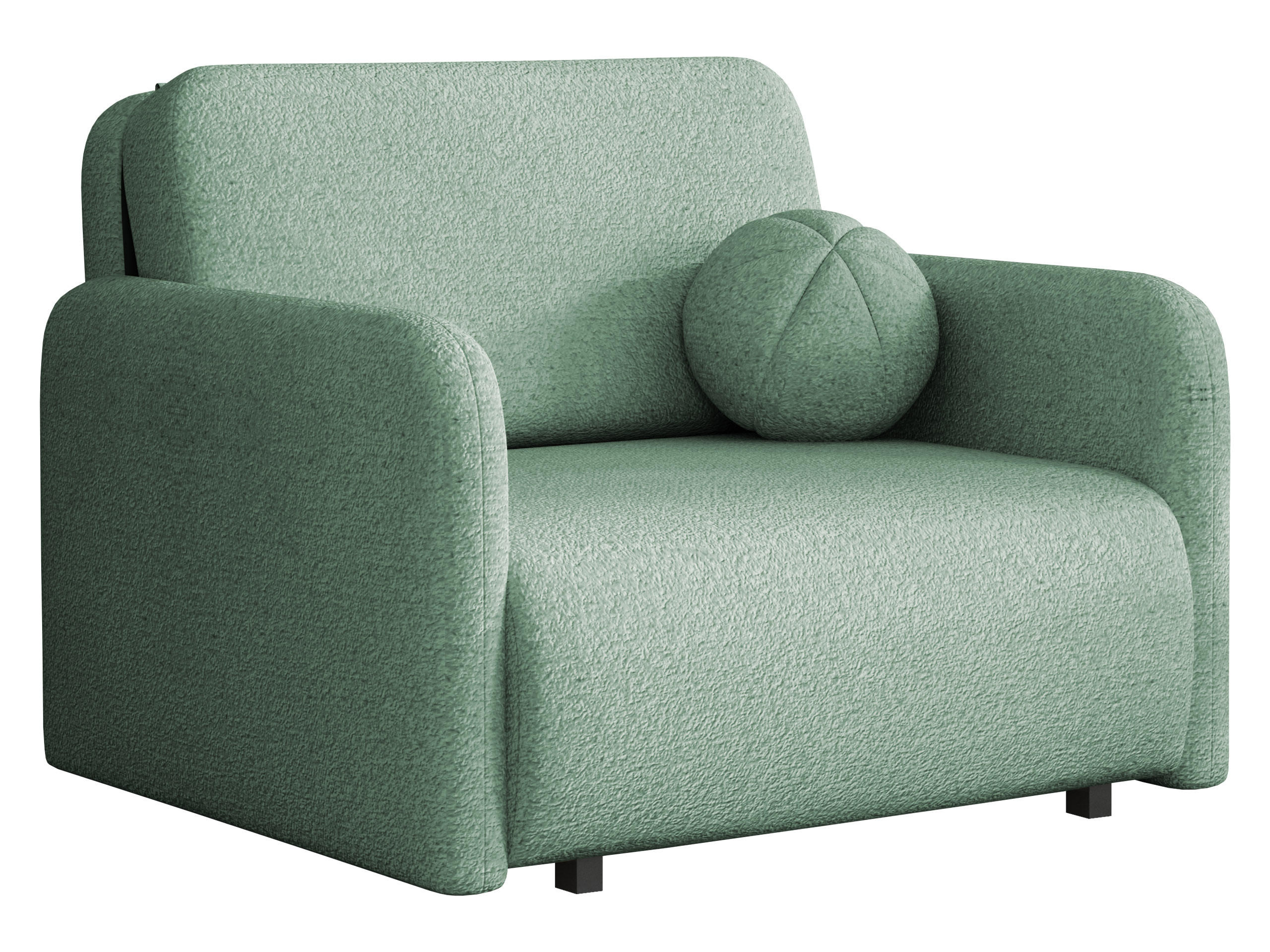 SCHLAFSOFA Viva Sun I - Türkis/Schwarz, Holz/Textil (100/85/103cm) - MIRJAN24
