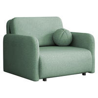 SCHLAFSOFA Viva Sun I - Türkis/Schwarz, Holz/Textil (100/85/103cm) - MIRJAN24