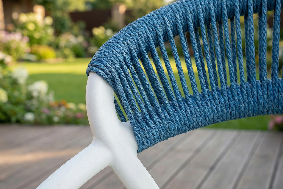 GARTENSTUHL KISO Blau Kunststoff Stapelbar (1er-Set) - Dunkelblau, Kunststoff (54/79/58cm) - KAWOLA