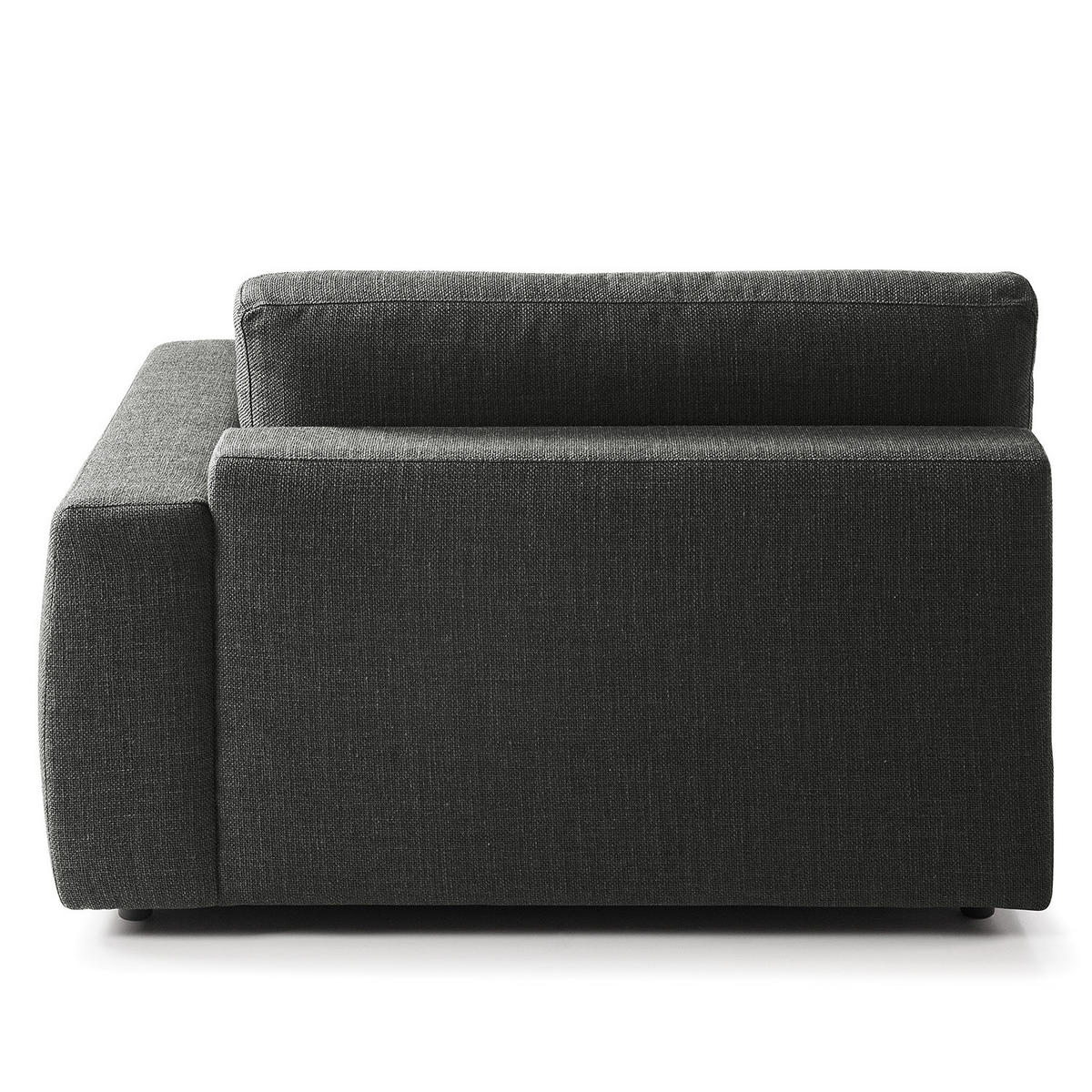 MODULLONGCHAIR - Grau, Textil (126/80/182cm) - home24