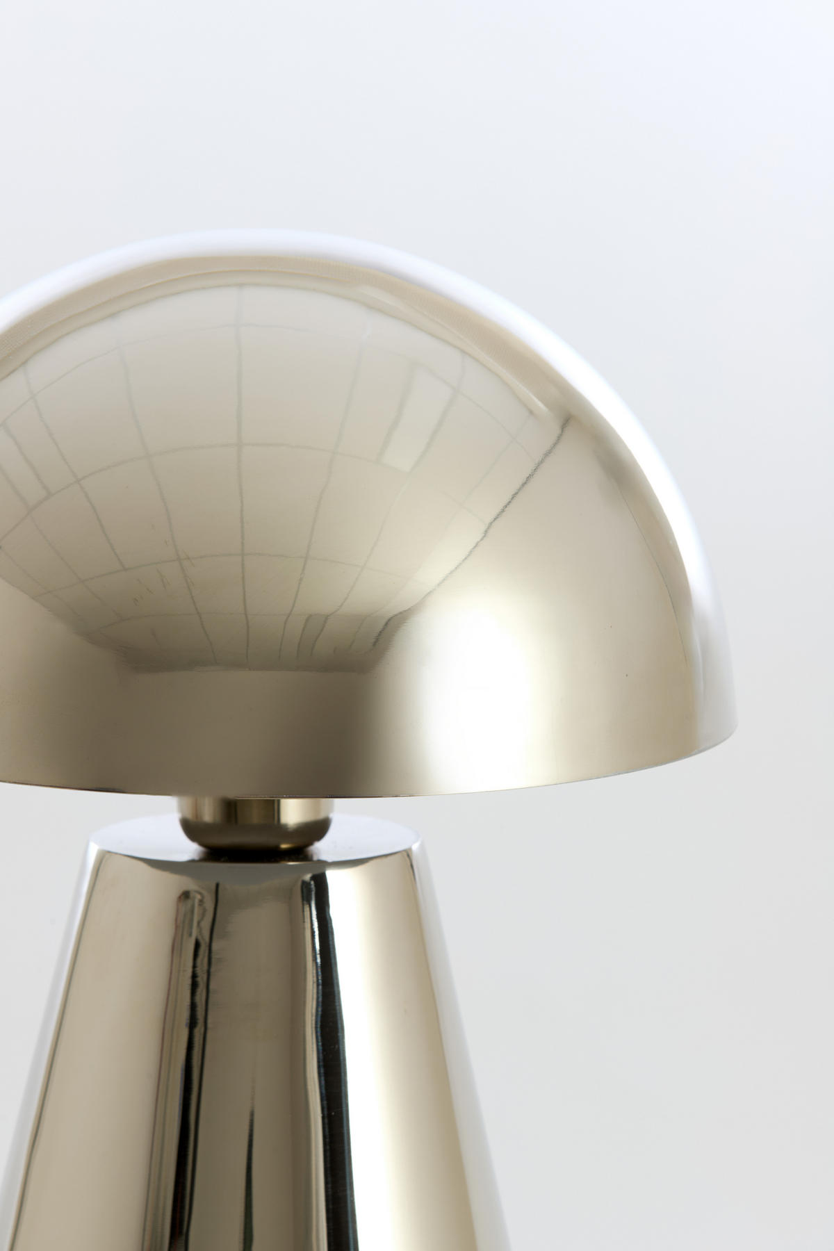 TISCHLAMPE Surrina Silber Ø26/41 cm - Silberfarben, Metall (26/26/41cm) - Light & Living