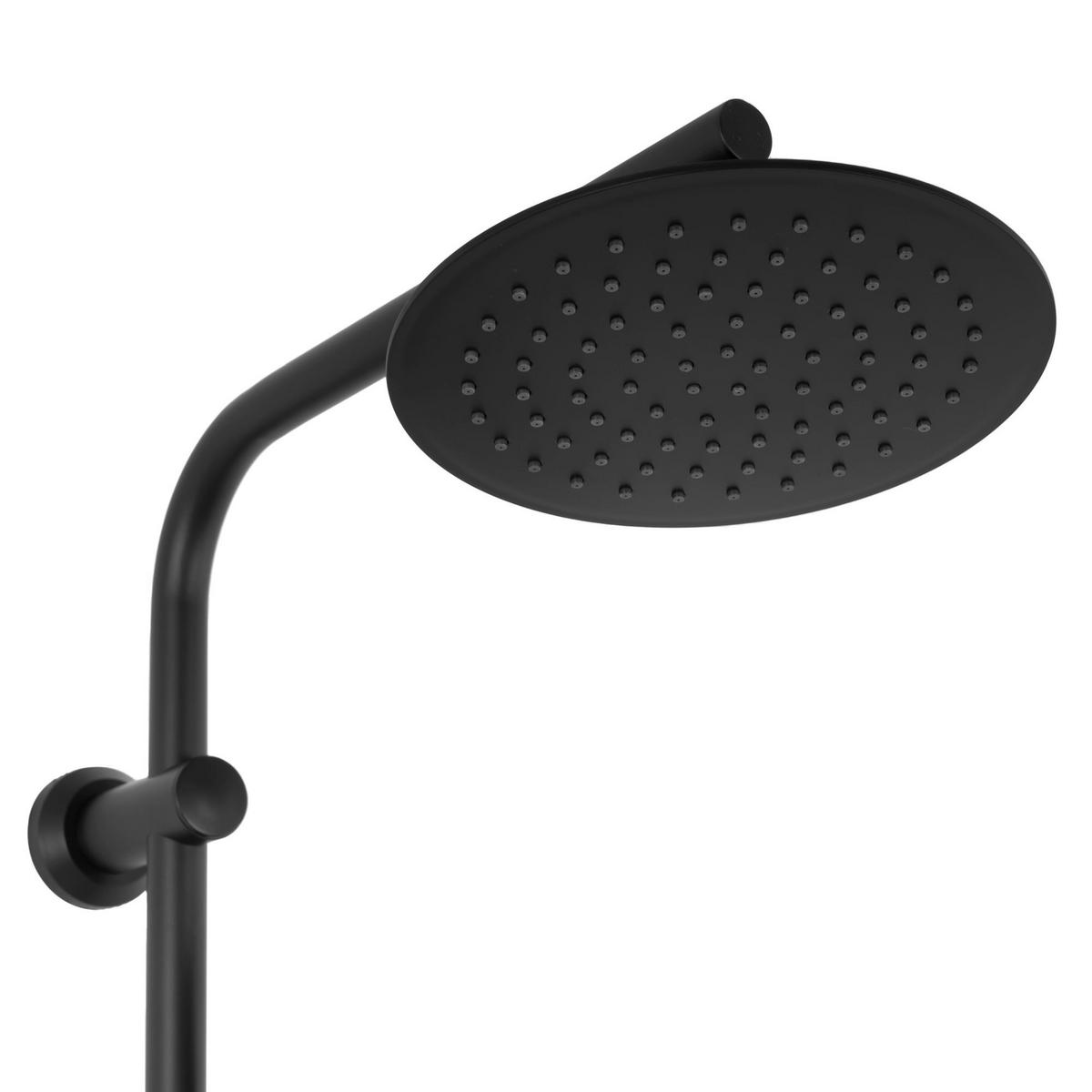 DUSCHSET Rea Bliss Black - Schwarz, Metall (27.5/100/38.5cm) - REA