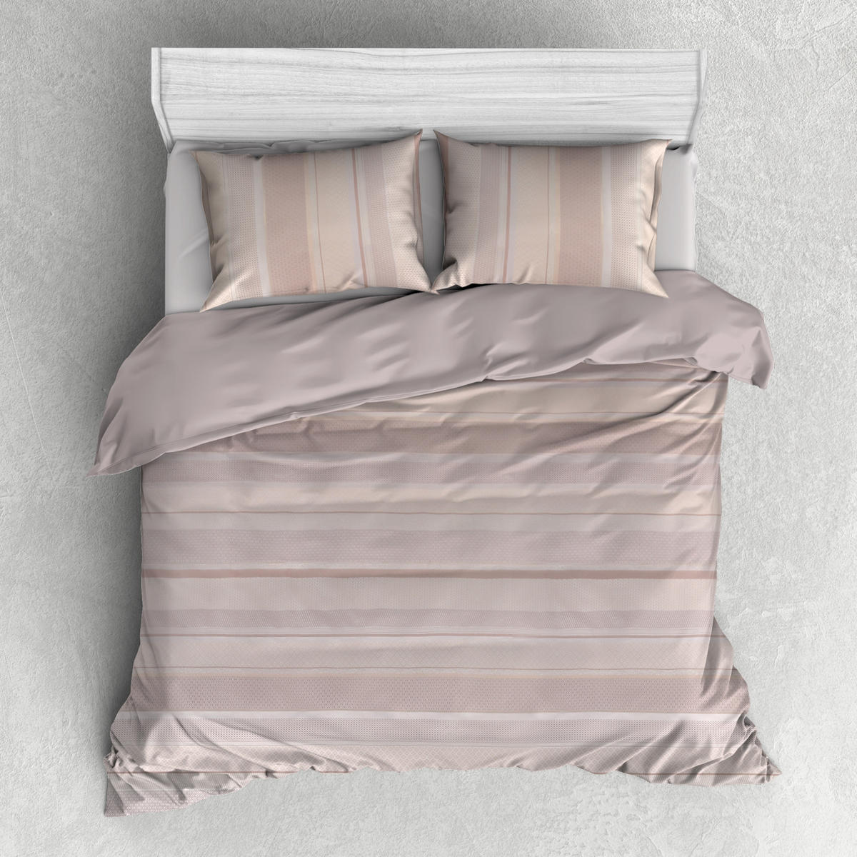 BETTWÄSCHE Gwanda - Beige, Textil (160/200cm) - home&you