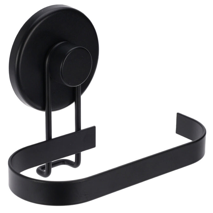 Bathroom solutions Toilettenpapierhalter Schwarz 11x14.5x14 cm