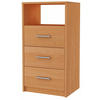 KOMMODE 3SO Erle 40/35/75 cm - Erlefarben, Holzwerkstoff (40/75/35cm) - Matkam Möbel