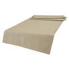 TISCHLÄUFER Wunschton melange-beige 40/130 cm - Beige, Textil (40/130cm) - beties Heimtextil
