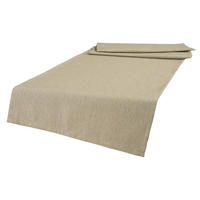 TISCHLÄUFER Wunschton melange-beige 40/130 cm - Beige, Textil (40/130cm) - beties Heimtextil