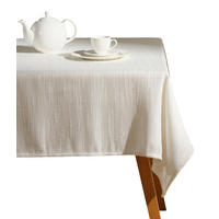 TISCHDECKE Cedar - Ecru, Textil (180/130/1cm) - home&you