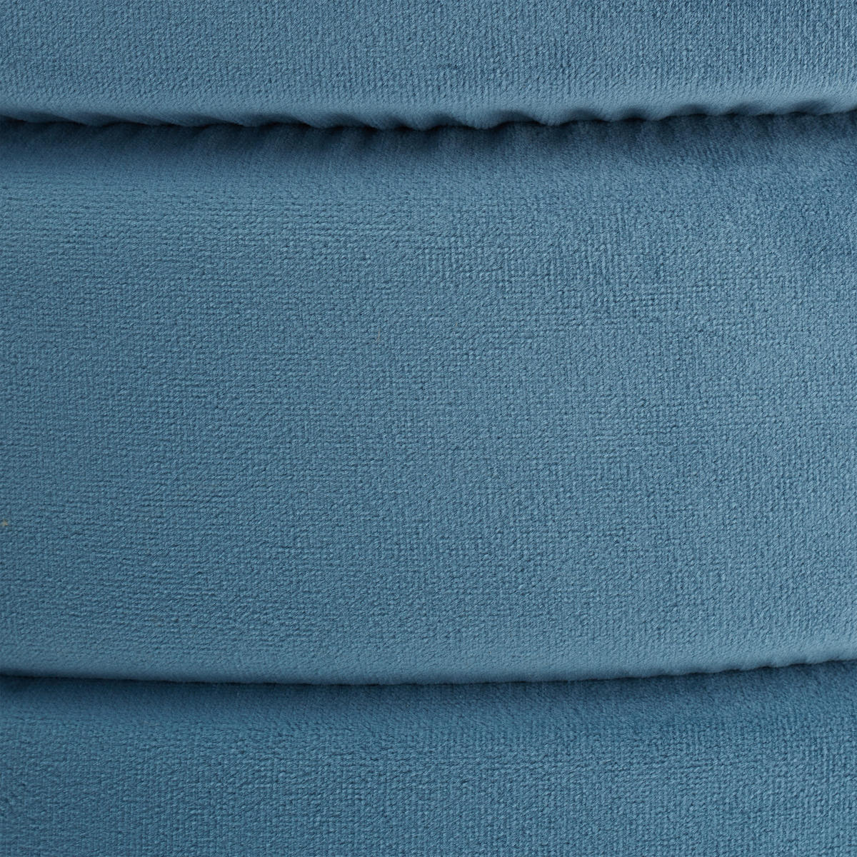SAMTHOCKER - Türkis, Holzwerkstoff/Textil (39/43.5/39cm) - Relaxdays
