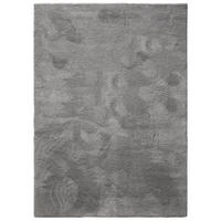 PRALNA kosmata preproga Melvin svetlo siva 140x200 cm - svetlo siva, umetna masa (140/200cm) - benuta Nest