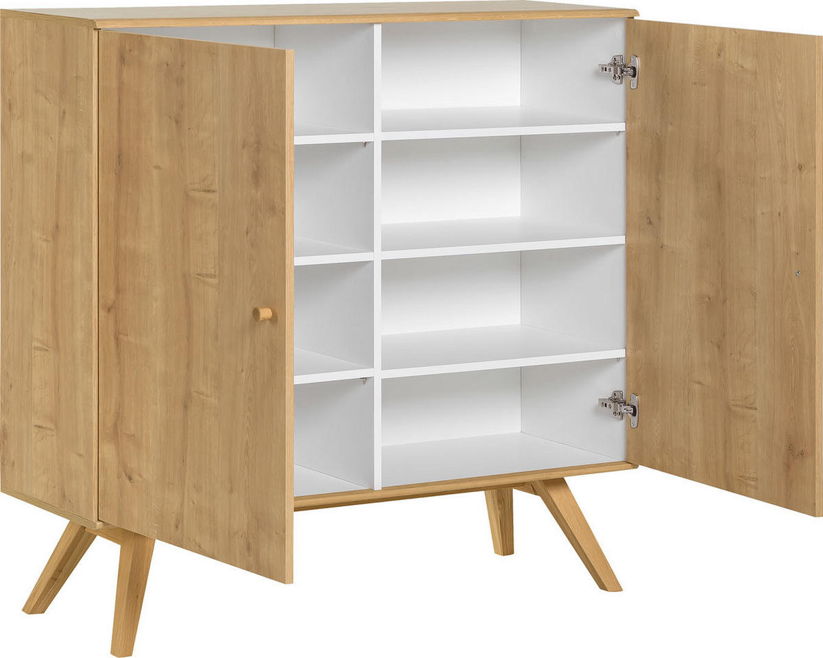 KOMMODE NATURE - Eichefarben, Holzwerkstoff (120/117/40cm) - Vox Möbel