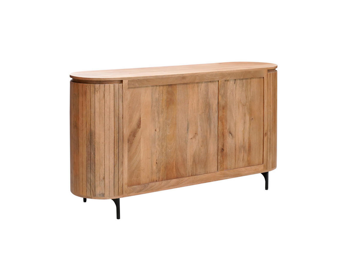 SIDEBOARD Helena Mangoholz 165 cm / 45 cm Natur - Naturfarben, Holz (165/90/45cm) - Villa Möbel