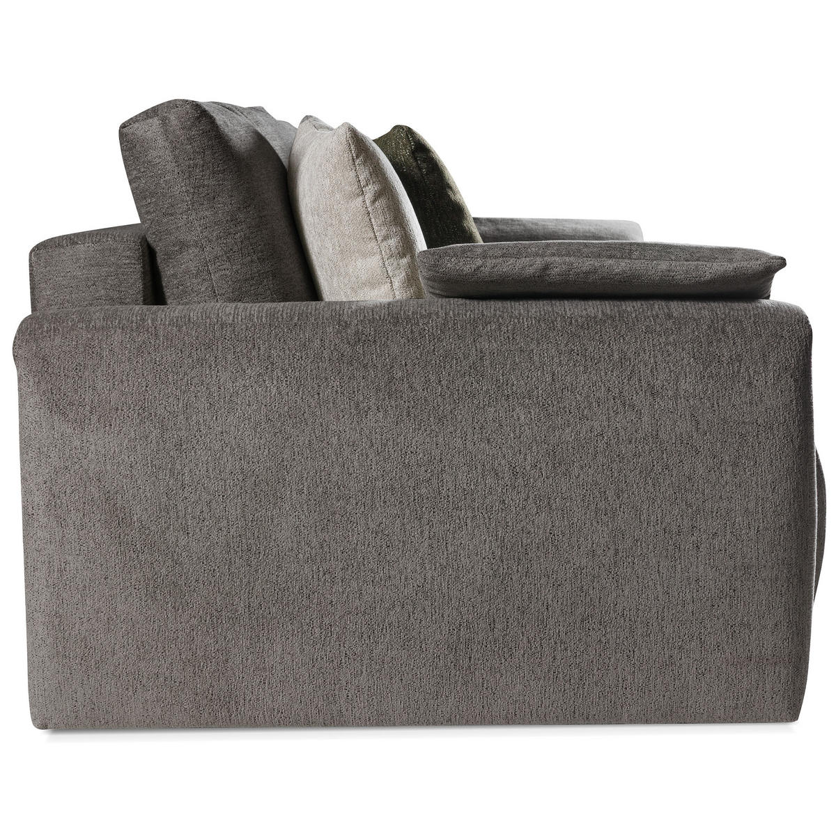 SCHLAFSOFA Polo 3-Sitzer mit Schlaffunktion, Braun - Braun, Textil (252/100/120cm) - Beautysofa