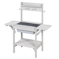 MATSCHKÜCHE 'BBQ' Matschküche 'BBQ' grau - Grau, Holz (82/35cm) - Roba