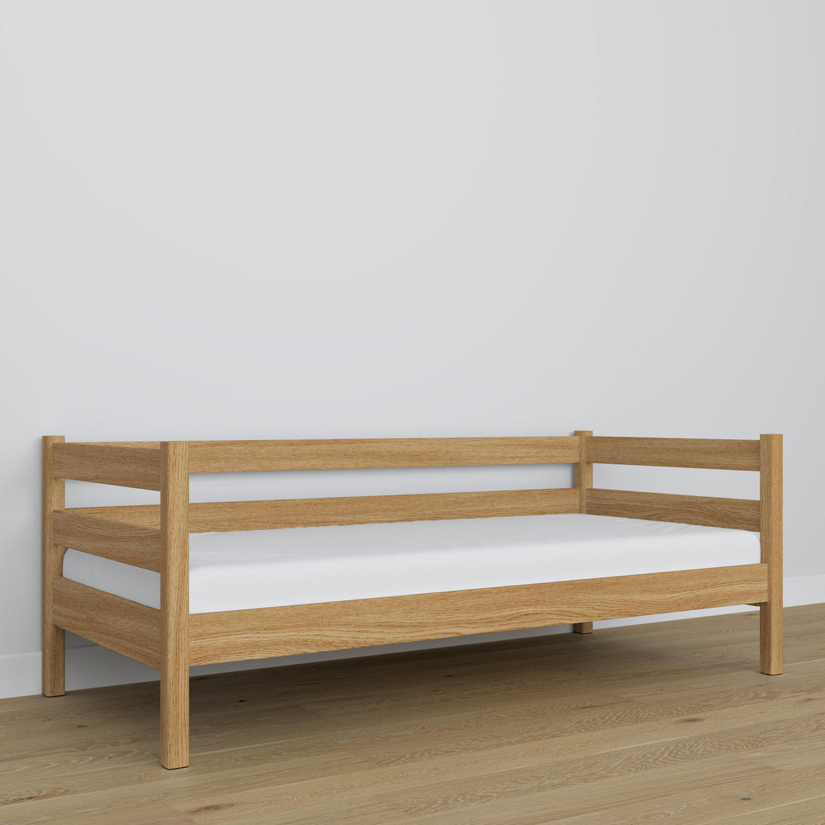 TAGESBETT Eiche Natur 80/190 - Eiche Artisan, Naturmaterialien/Holz (80/190cm) - N-Wood