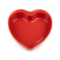 AUFLAUFFORM Keramik For You 26cm Herzform Rot Spülmaschinenfest - Rot, Keramik (25/25.8/6cm) - PEUGEOT