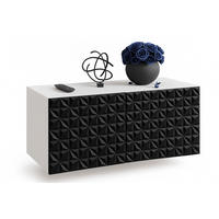 TV-SCHRANK CALI - Schwarz/Weiß, Holzwerkstoff (100/41/40cm) - Meblini