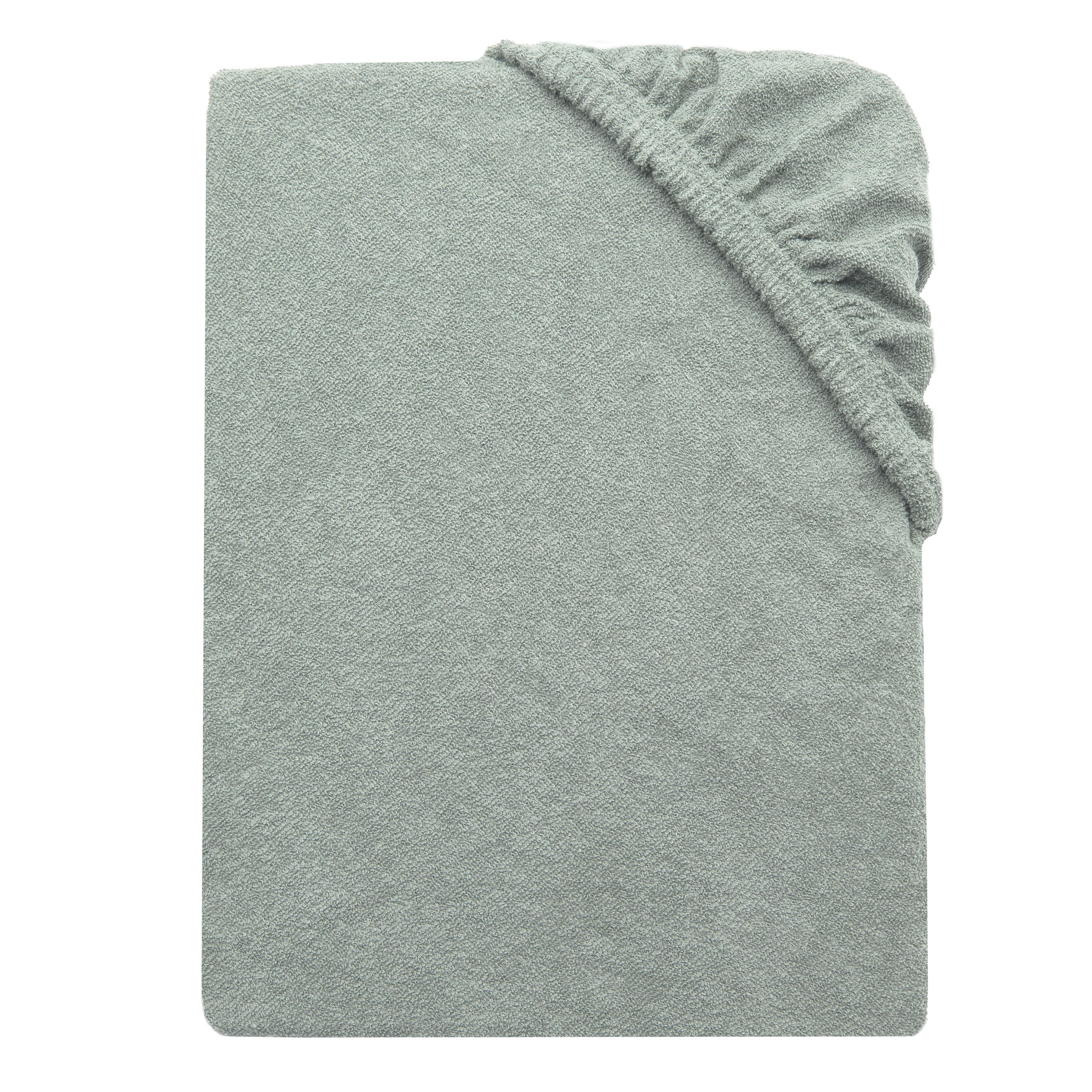 SPANNBETTLAKEN, 100x200 cm, 80% Baumwolle, 20% Polyester, Grau - Hellgrau, Naturmaterialien (100/200cm) - Zollner