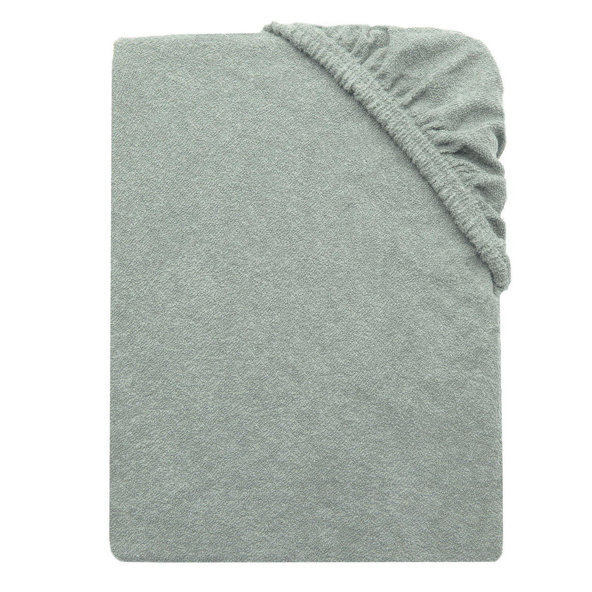 SPANNBETTLAKEN, 100x200 cm, 80% Baumwolle, 20% Polyester, Grau - Hellgrau, Naturmaterialien (100/200cm) - Zollner
