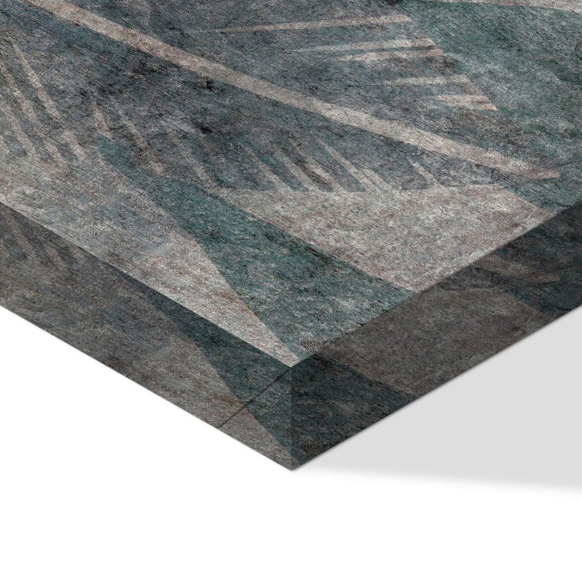 LEINWANDBILD Blätter 5-tlg. 100x50 cm - Multicolor, Holz (100/50cm) - LUMASOUL