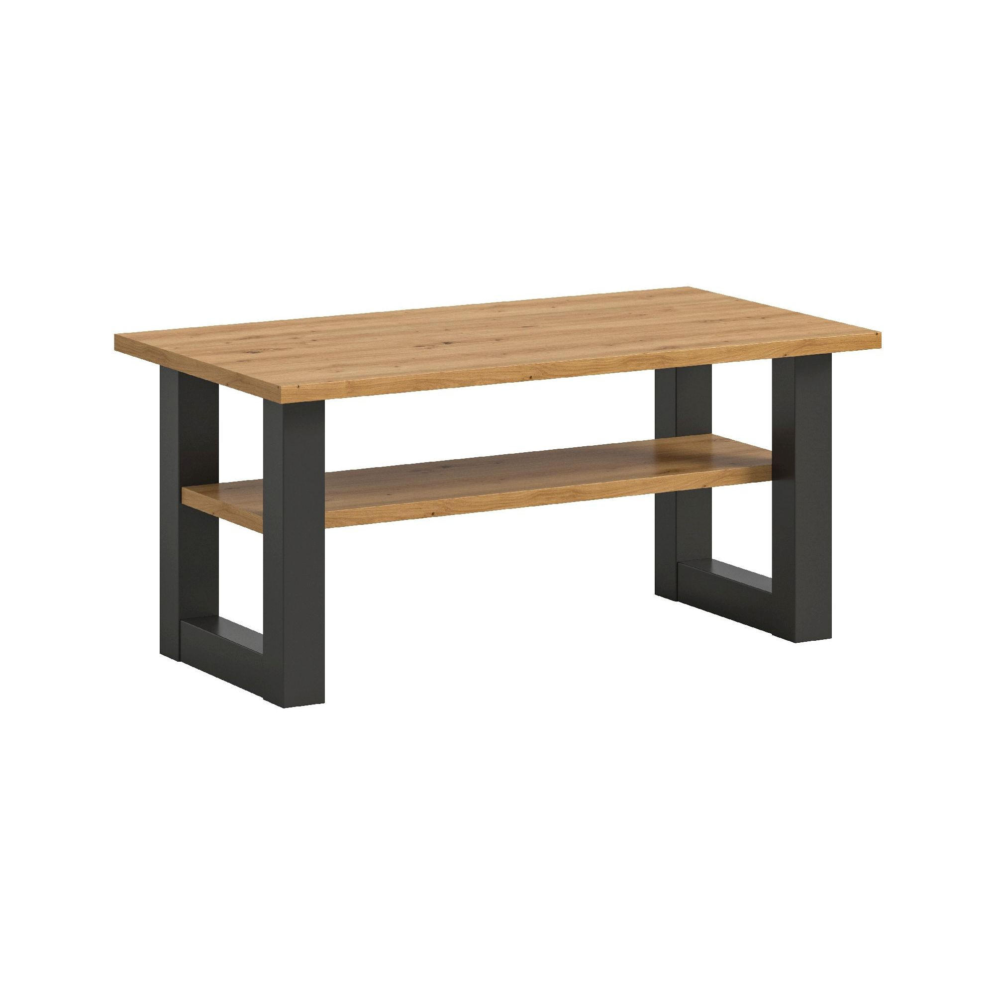 COUCHTISCH Seattle 50/90/42 cm - Grau, Holzwerkstoff (50/90/42cm) - Xonox