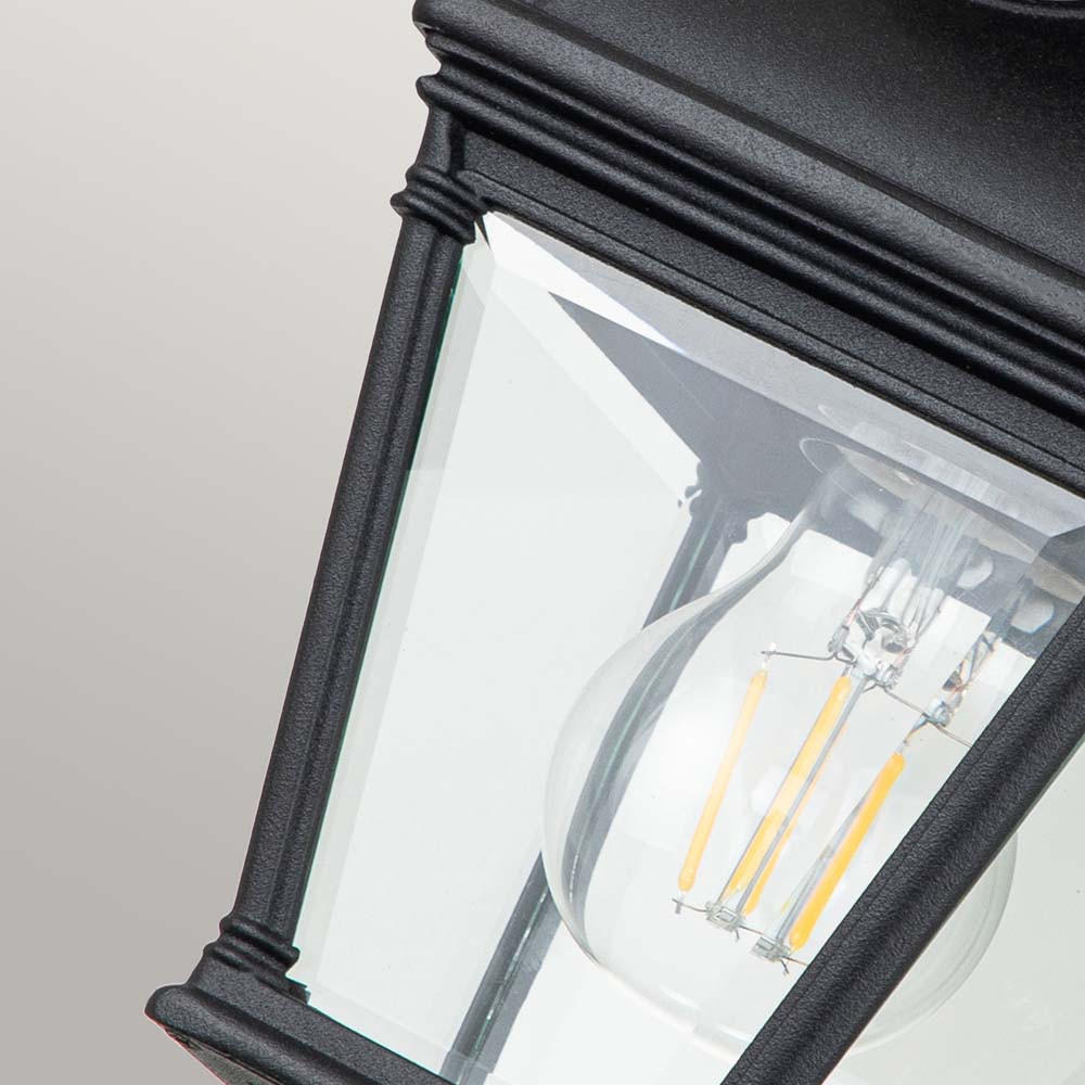 ELSTEAD Bayview Aufbau-Downlight für den Außenbereich Schwarz, IP44 - Schwarz, Metall (14.2/14.2/22.4cm) - Elstead Lightning
