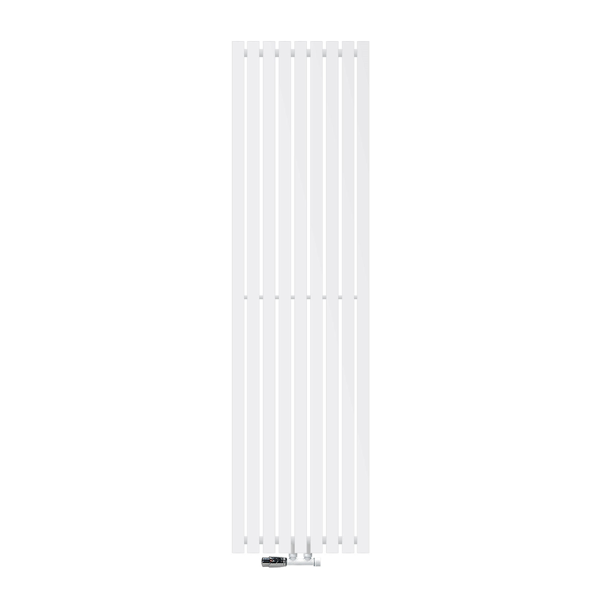 LuxeBath Badheizkörper Weiß 48x180x5 cm