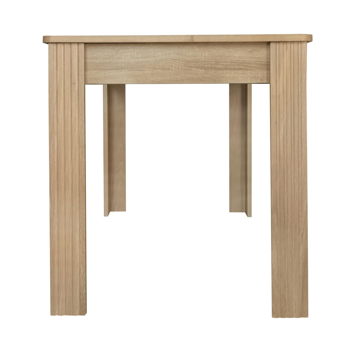 ESSTISCH in Eichefarben mit 4 Beinen - modern, stabil & pflegeleicht - Braun, Holzwerkstoff (116/65/75cm) - BEAOK