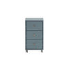 ROLLCONTAINER Jaguar 59,7x32,6x39 cm 3 Schubladen Blau - Blau, Holz (32.6/59.7/39cm) - PROREGAL