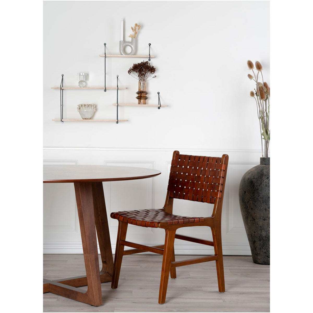 2ER Set ESSZIMMERSTUHL Braun - Braun, Holz/Textil (51/87/53cm) - ebuy24