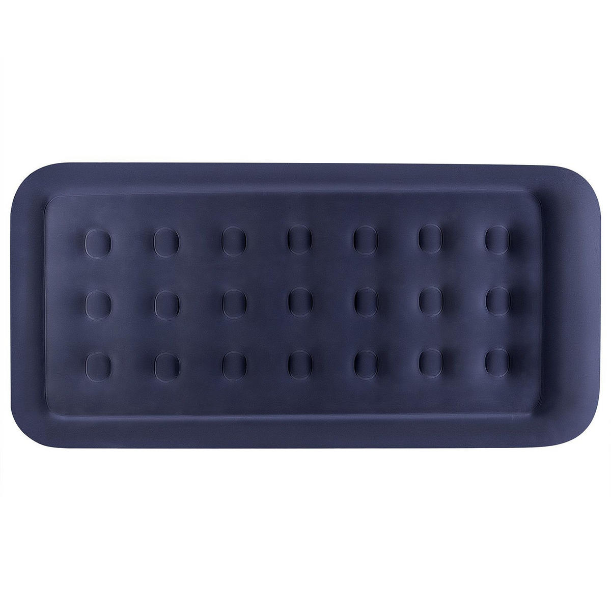 LUFTBETT Sapri M blau / weiß inkl. Tragetasche - Weiß, Kunststoff (87/185cm) - Juskys