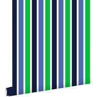 TAPETE Streifen 53 cm x 10.05 m - Grün, Papier (53/0.1cm) - ESTAhome